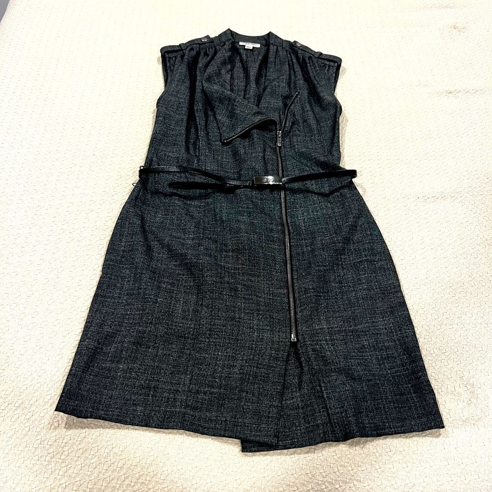Calvin Klein front zipper dress